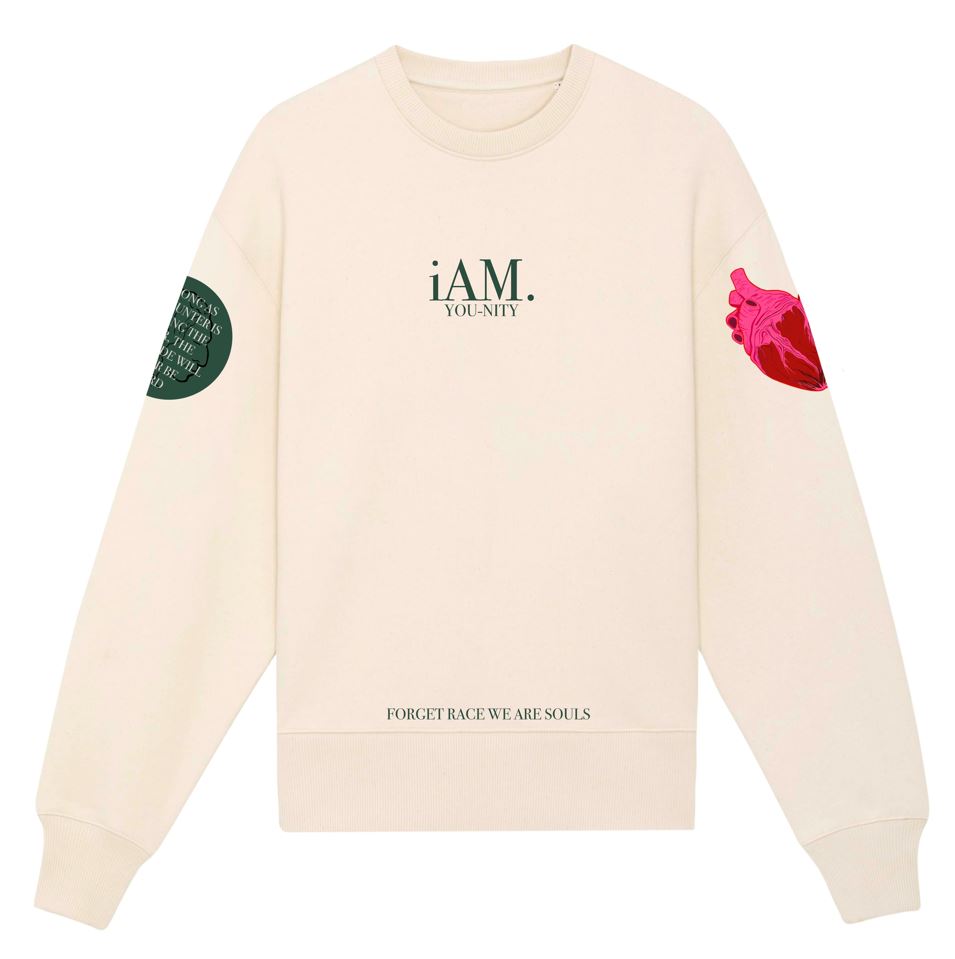 iAM YOU-NITY CREWNECK JUMPER (cREAM)