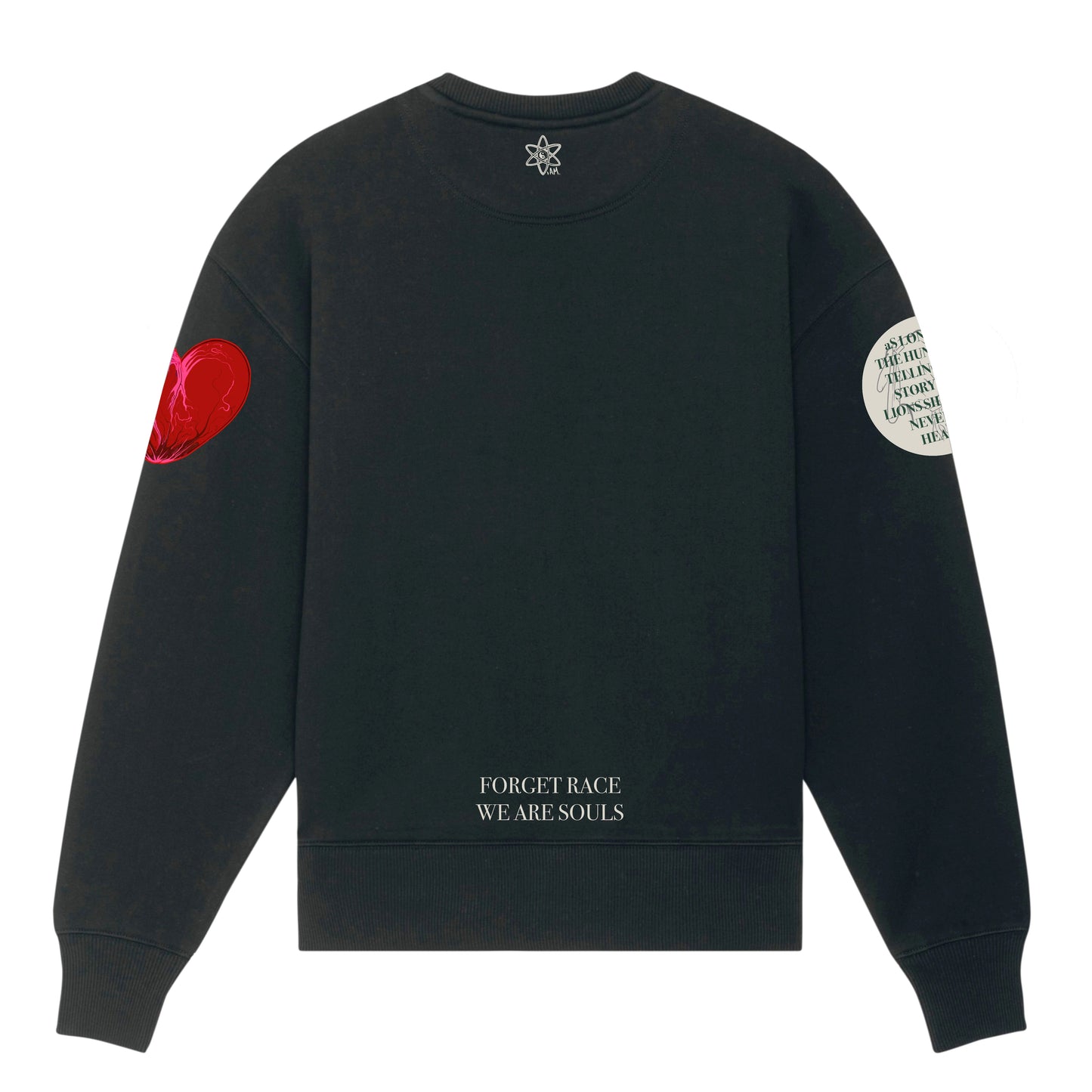 iAM YOU-NITY CREWNECK JUMPER (bLACK)