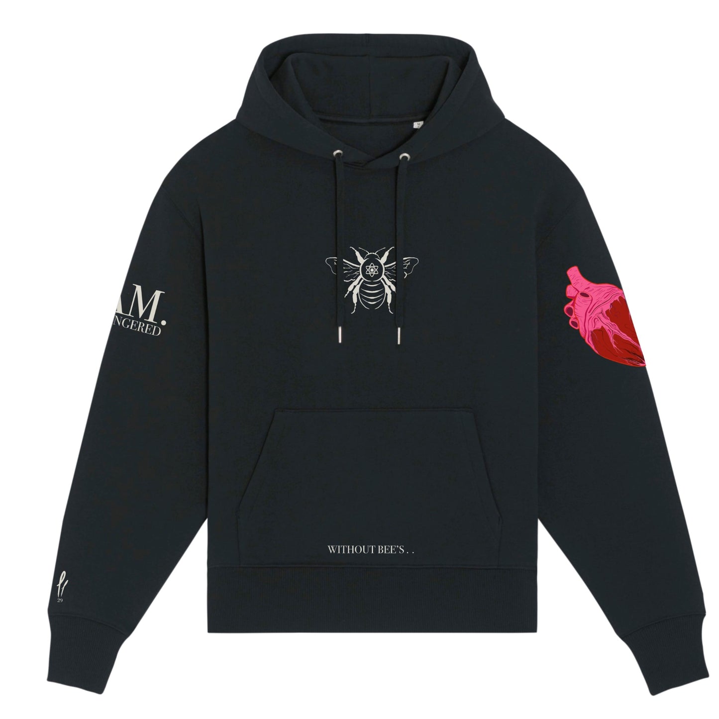 iAM ENDANGERED HOODY (bLACK)